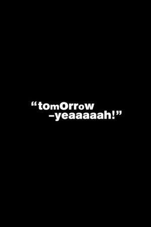 Tomorrow Yeaaaaah! (2008) poster