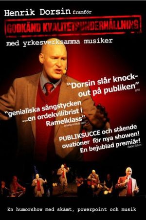 Henrik Dorsin – Godkänd Kvalitetsunderhållning (2009) poster